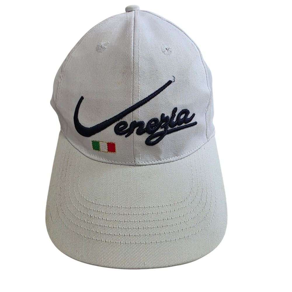 Venezia Italy Souvenir Baseball Cap Off White Cotton Embroidered Hat 58cm